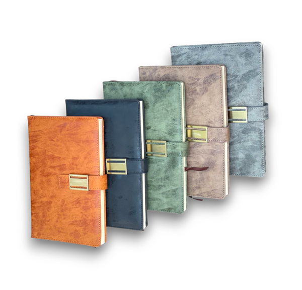 note book a5 avec serrure en couleur ref : yl-a5-597h / yalong to g