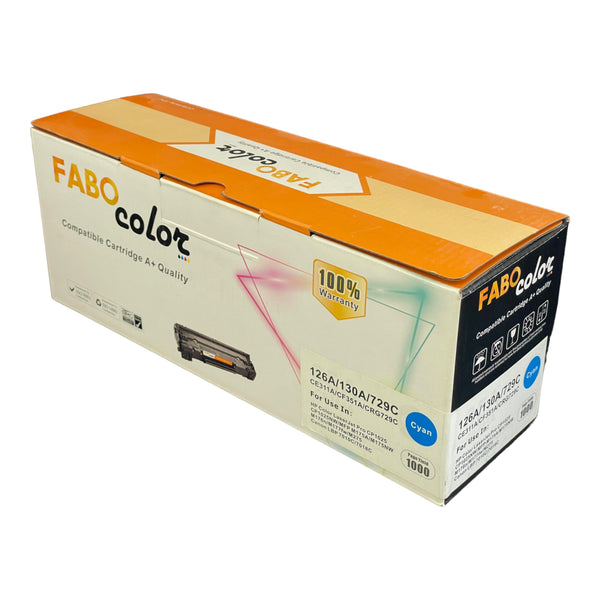 toner d'impression cyan CE311A/CF351A/CRG729C / fabo color