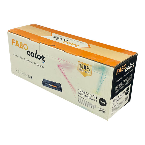 toner de l'impression ref : q2612A/FX10/703 fabo color