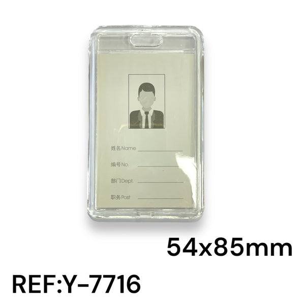 badge en plastique 10.5*6.3cm ref : y-7716