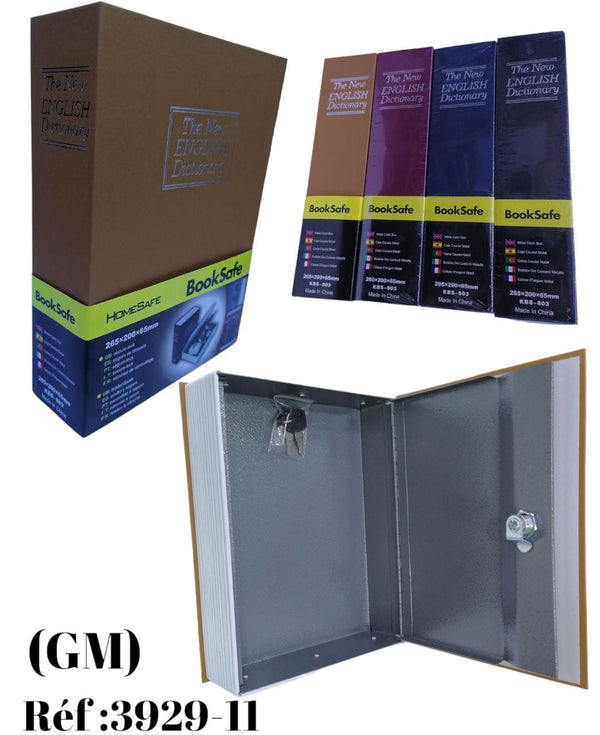 coffre books g.f 265*200*65mm ref : kbs-803 / 3929-11 FB