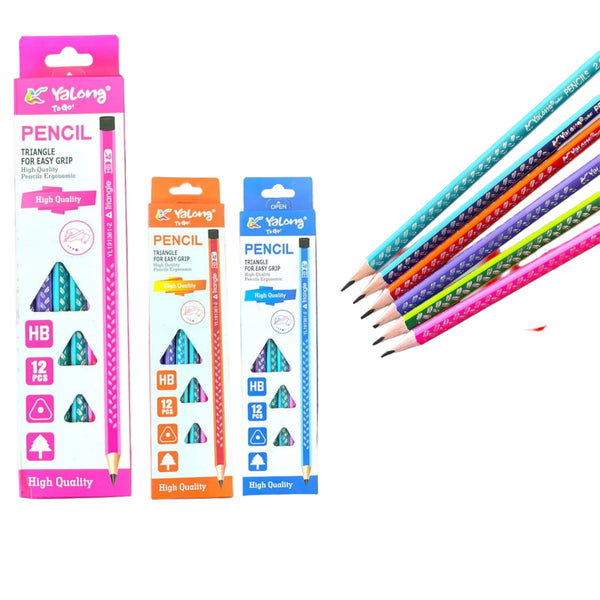 crayon noir HB paquet (12pcs) réf : yl191361-2/ yalong to go