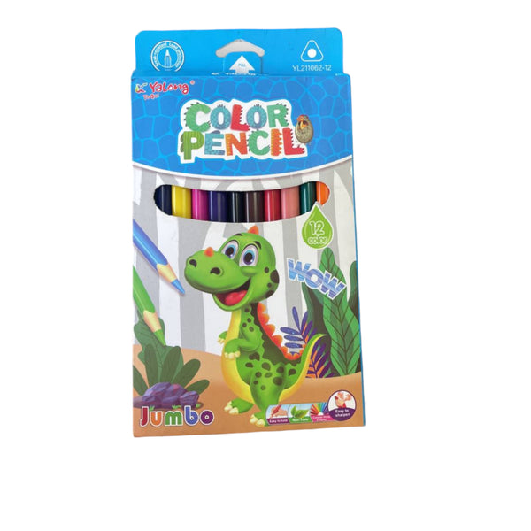 crayons de couleur jumbo 12pcs g.f ref : yl211062-12 / yalong to go