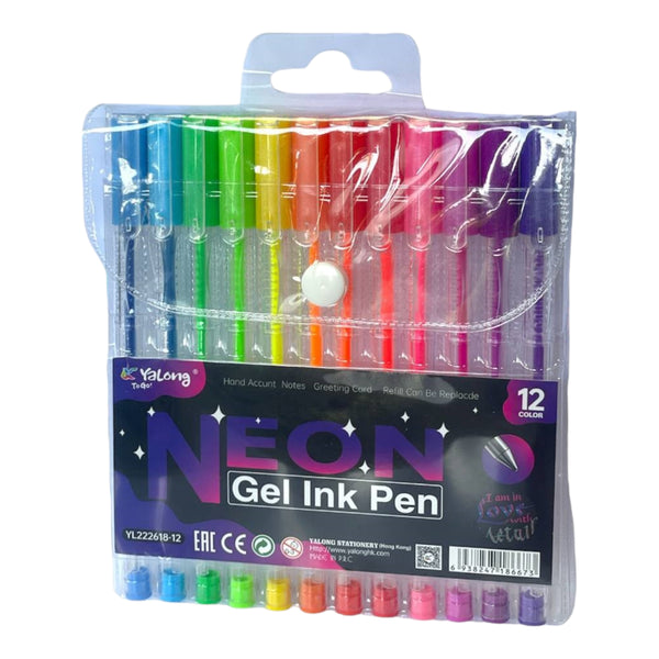 stylo gel brillant (12) ref: yl222618-12 / Yalong to go