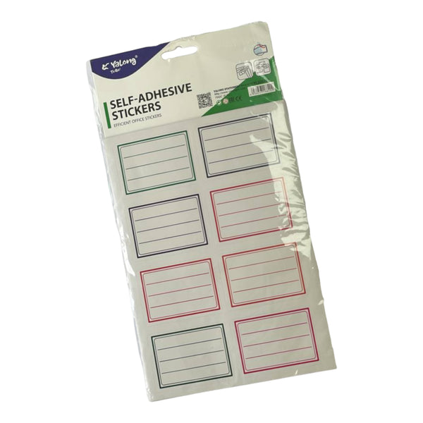 etiquettes scolaire adhesive ref : yl225702 / yalong to go